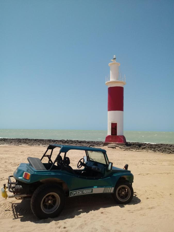 Pousada Chale Mar Rio Galinhos Bagian luar foto
