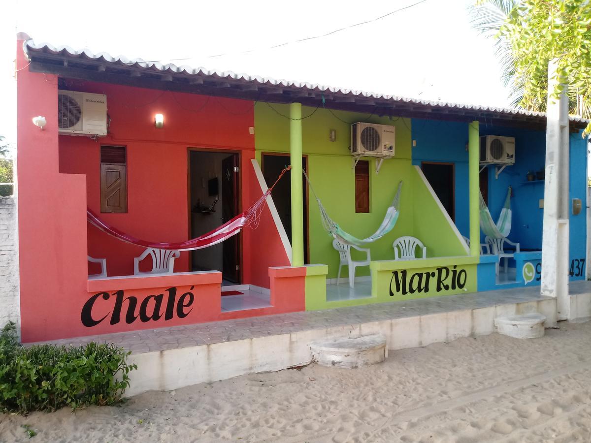 Pousada Chale Mar Rio Galinhos Bagian luar foto